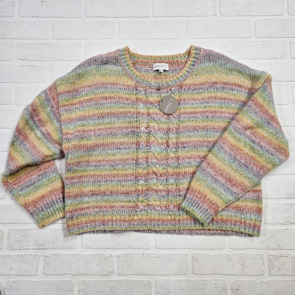 Eyelash Rainbow Sweater